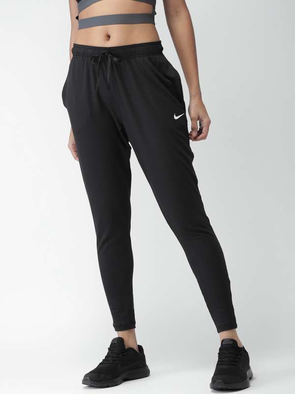 women's nike black track pants