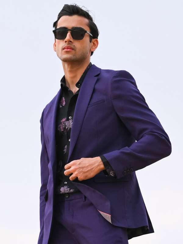 Purple Blazers Buy Trendy Purple Blazers Online in India Myntra