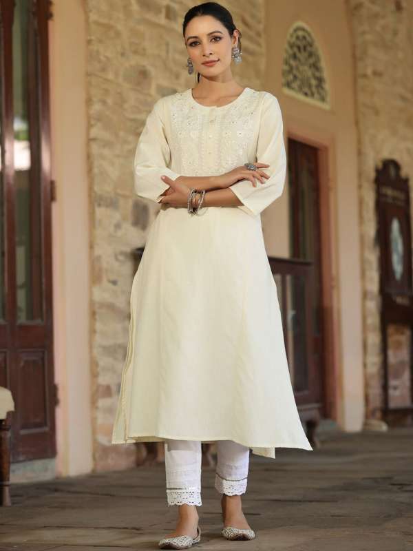 Off white deals kurtis online