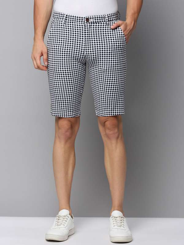 Checked discount bermuda shorts