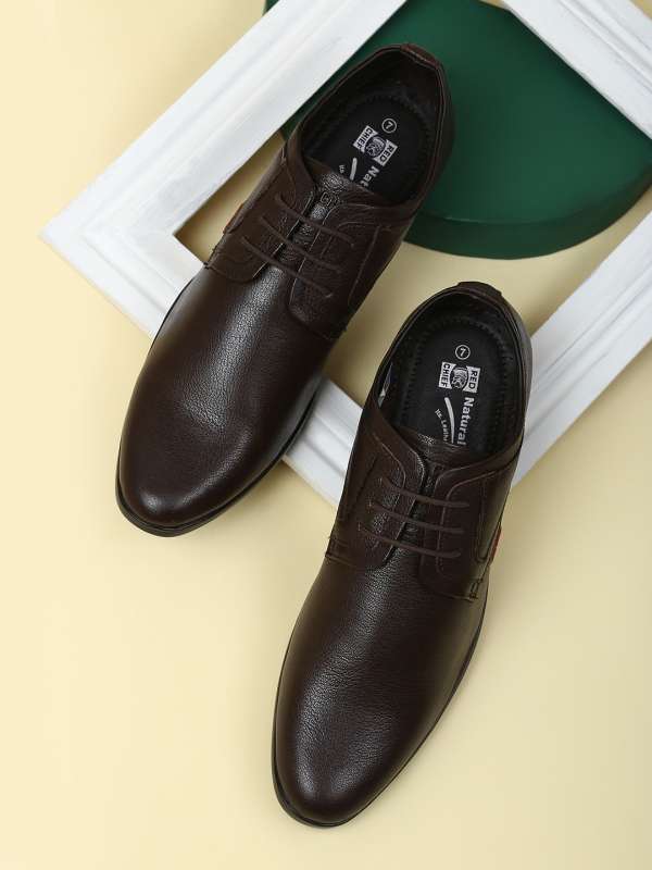 Brown Leather Shoes - Buy Brown Leather Shoes online in India