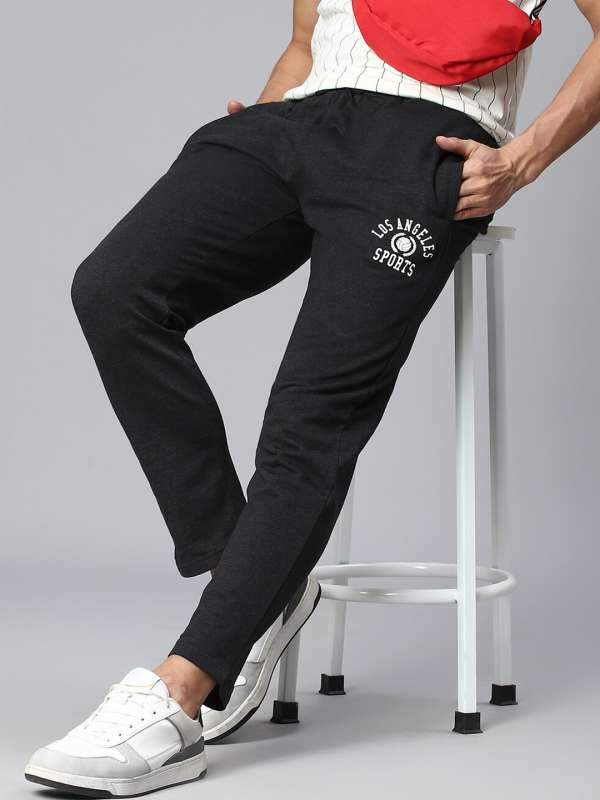Hubberholme Mens Cotton Blend Slim Fit All Season Wear Track Pants Solid  Charcoal Grey 30  Amazonin Clothing  Accessories