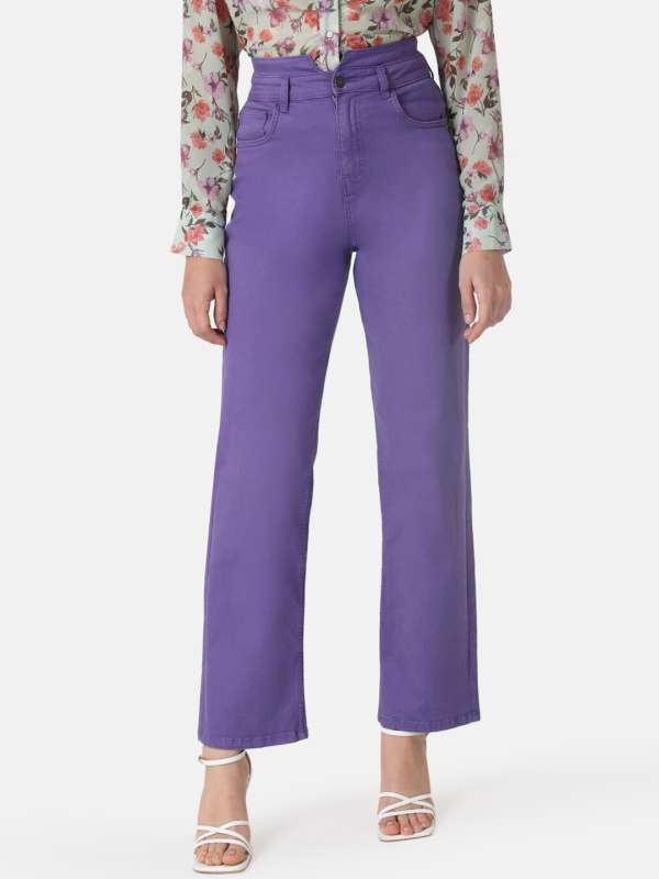 Purple Skinny Ladies Jeans, Waist Size: 38 and 40 inches at Rs 500/piece in  Gandhinagar