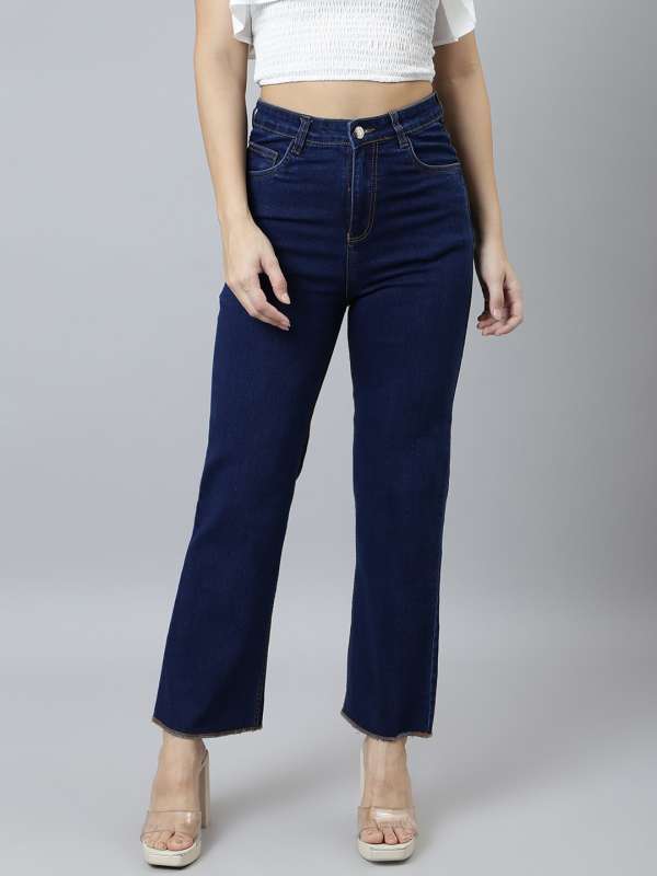 Flared jeans myntra outlet