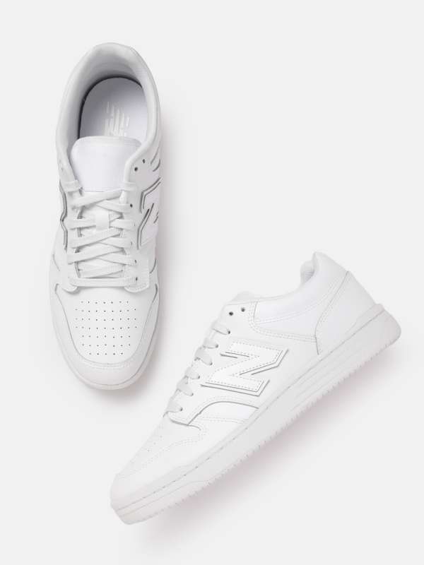 All white outlet new balance shoes