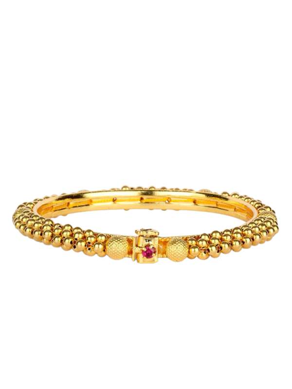 Buy CANDERE A KALYAN JEWELLERS COMPANY 22KT Gold Tushi Bangle 2.19 gm Bangle Gold for Women 22451936 Myntra