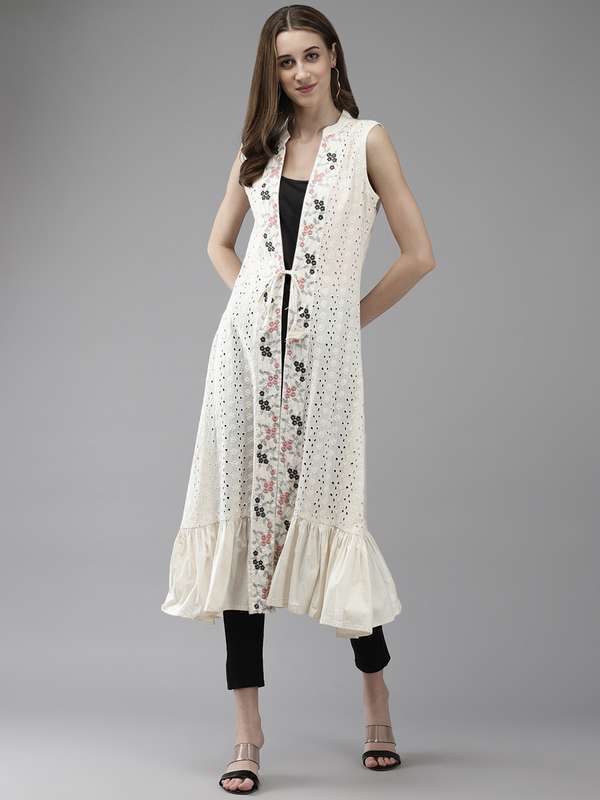 Cream Shrug - Buy Cream Shrug online in India