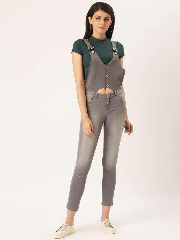 Grey Dungarees - Buy Grey Dungarees online in India