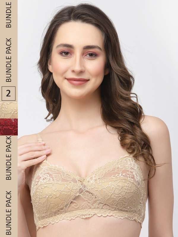 Buy Women's Beauty Lace Non Padded Minimizer Full Figure Underwire Bra  Black 42G Online at desertcartINDIA