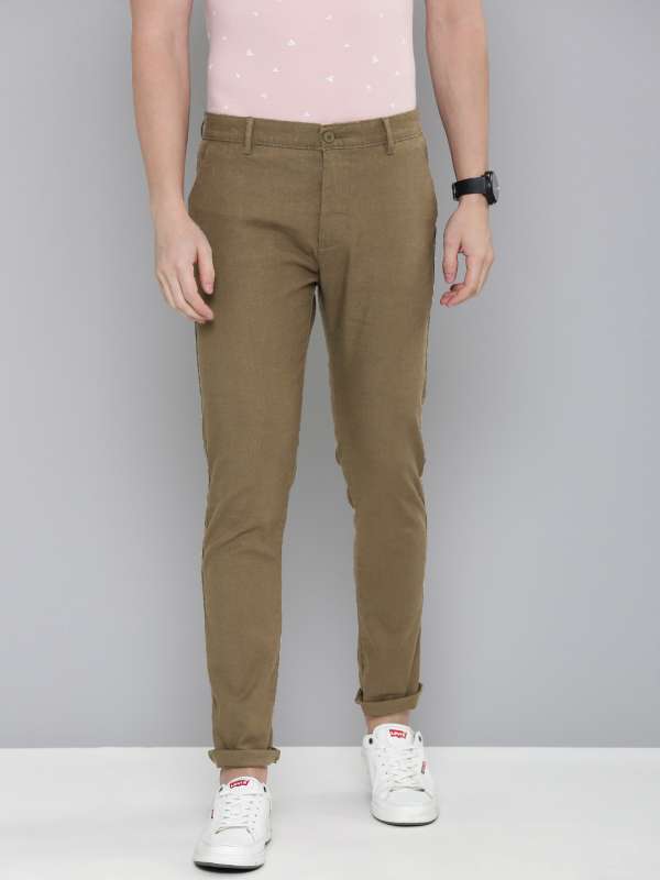 Buy Levis Men Grey Solid Chinos  Trousers for Men 2607545  Myntra
