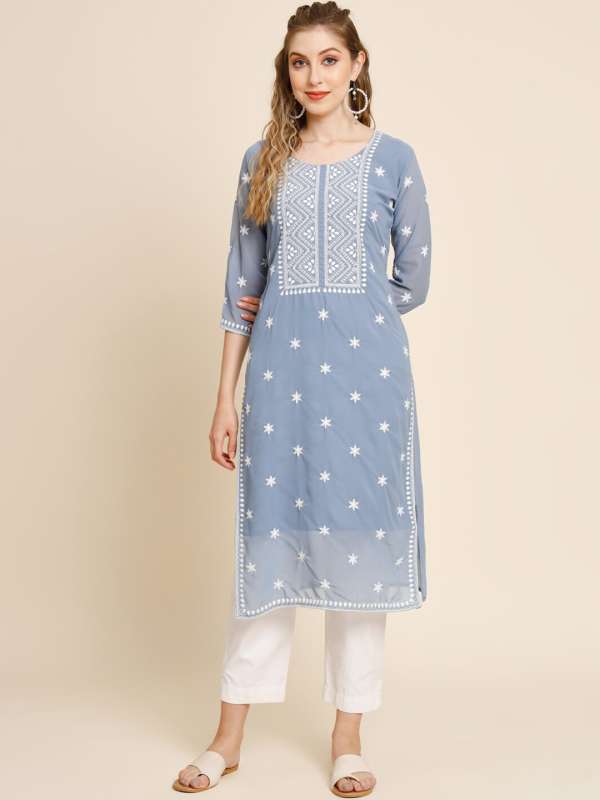 Grey colour kurtis new arrivals