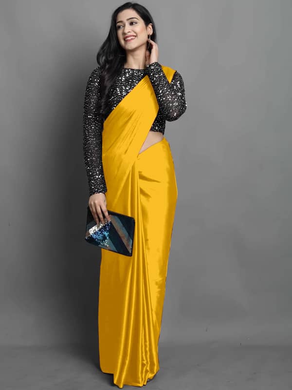 Stylish Black Saree Blouses 2018, Latest Blouse Designs