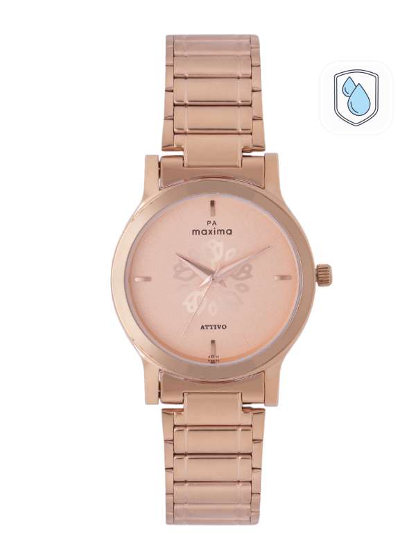 Maxima rose gold deals watches for womens