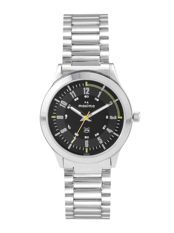 Maxima Attivo Collection Black Silver Analog Watch 3102206.htm Buy Maxima Attivo Collection Black Silver Analog Watch 3102206.htm online in India