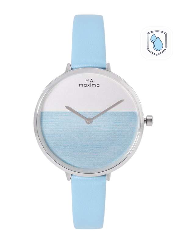 Maxima blue dial watch hot sale