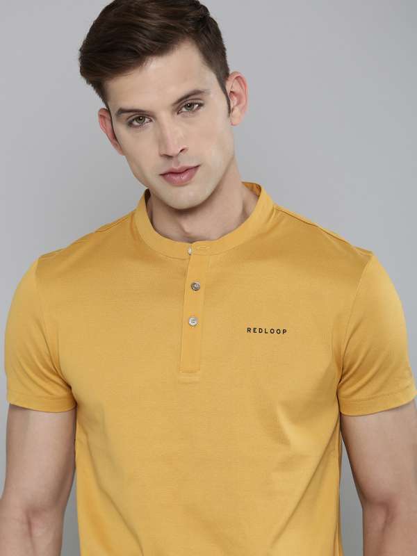 Men's Solid Henley Neck T-shirt – Levis India Store