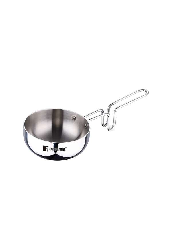 BERGNER 12 in. Stainless Steel Nonstick Frying Pan with Lid
