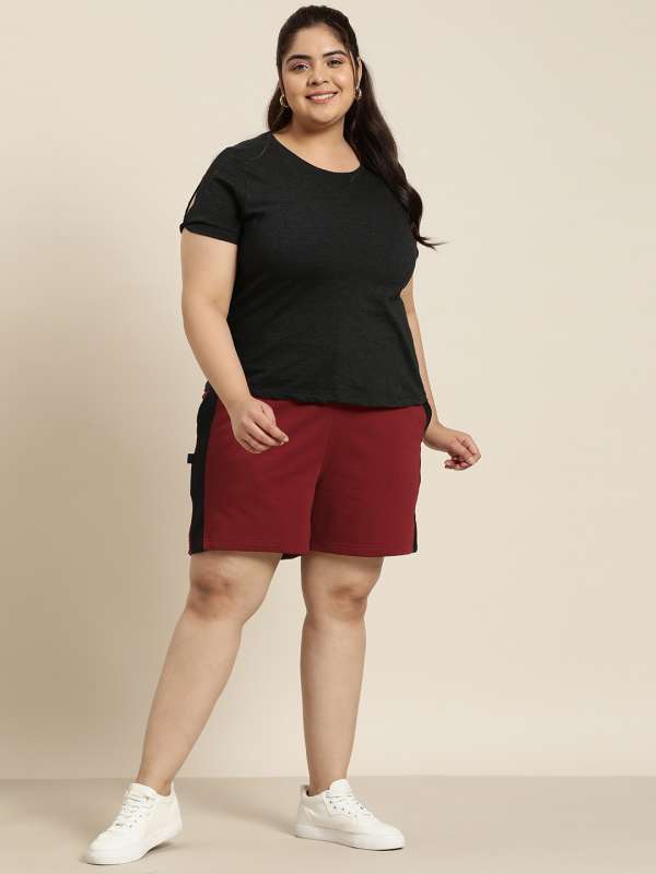 Shorts for plus size ladies india store