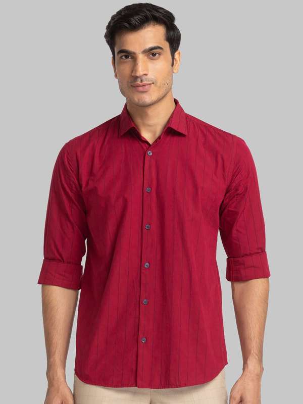Red Striped Shirts - Buy Red Striped Shirts online in India
