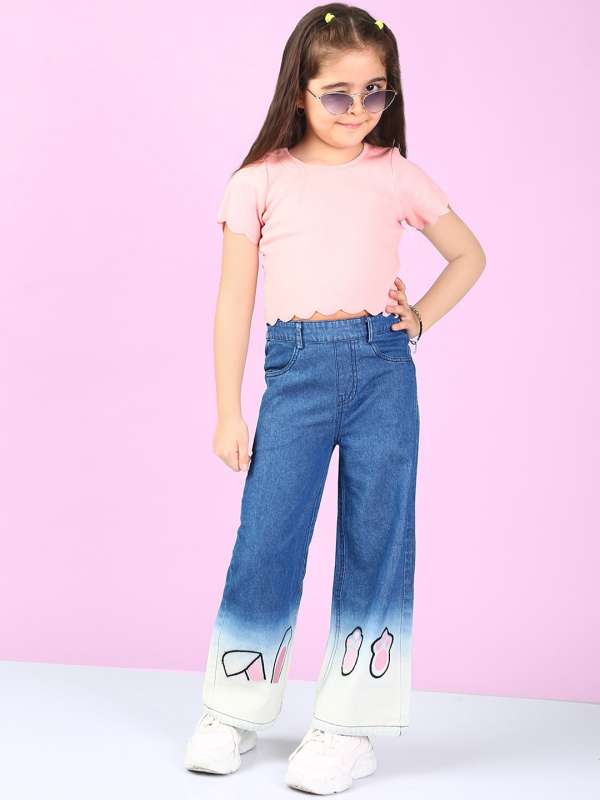 Girls top jins best sale