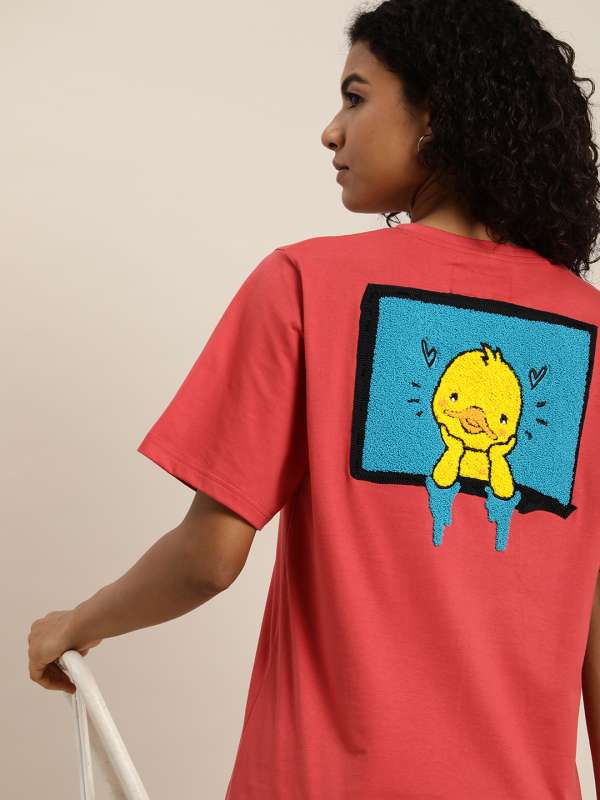 Red tshirts 2025 for women