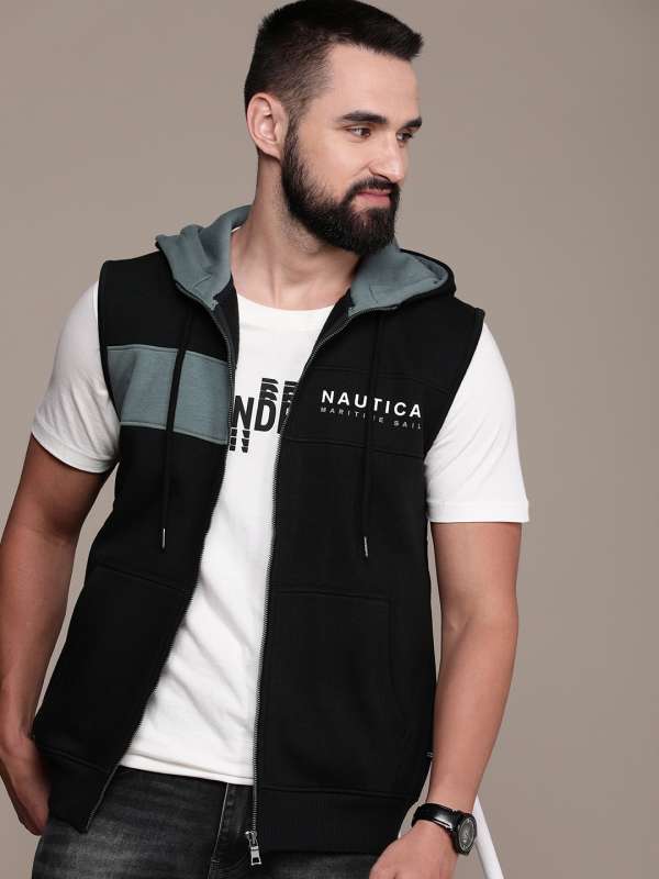 Nautica Black Solid Sweatshirt Buy Nautica Black Solid Sweatshirt online in India