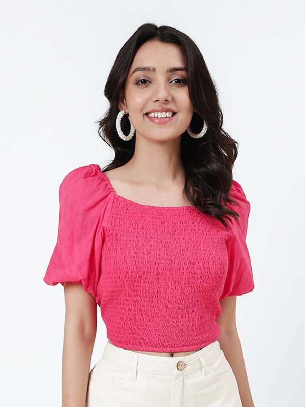 Myntra short tops top
