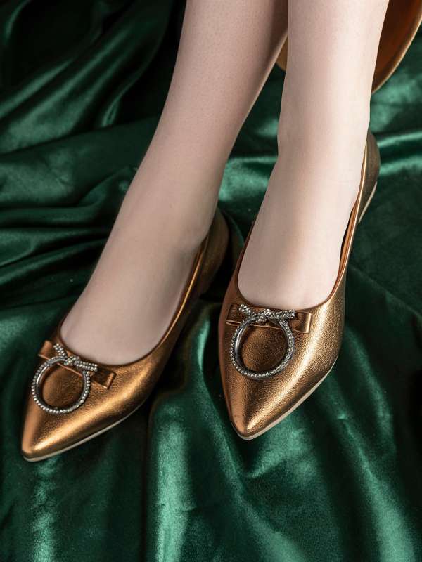 Copper flat shoes discount