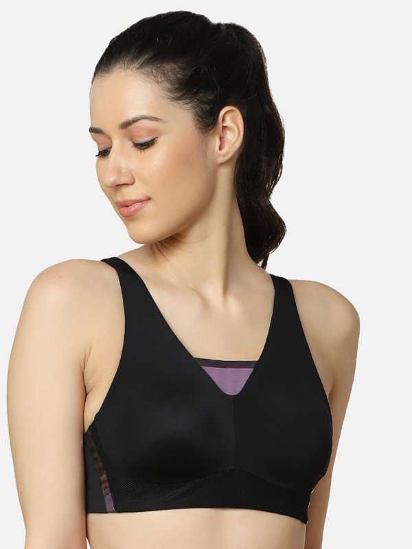 Buy Triumph Triaction Hybrid Lite Padded Wireless High Bounce Control Sports  Bra - Grey Combo at Rs.2429 online