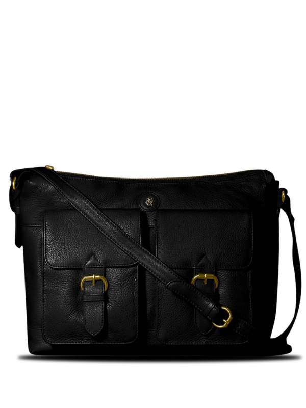 Pure leather sling bags online deals
