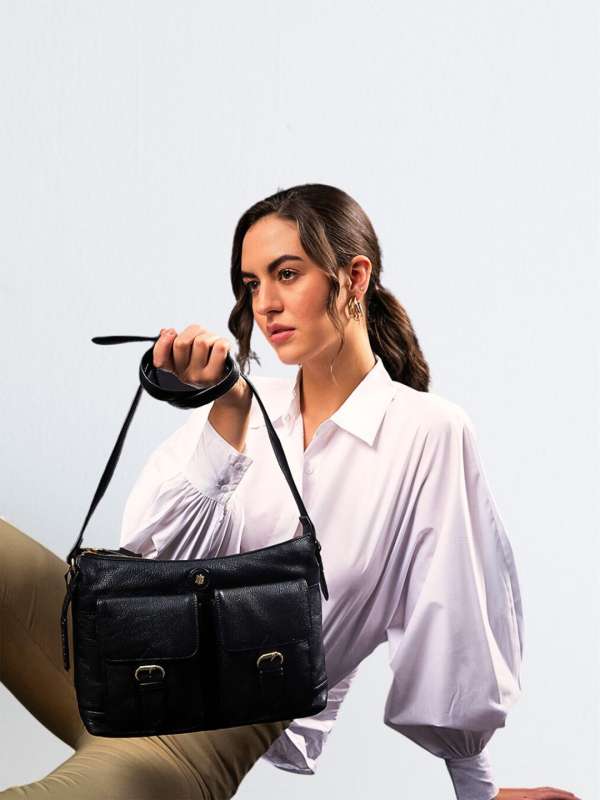 Genuine leather sling bags online hot sale