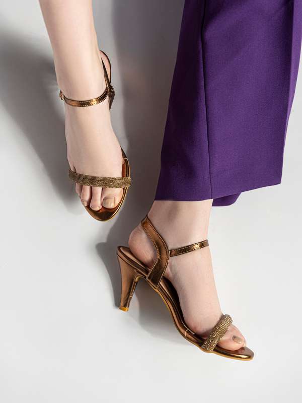 Copper colour heels online