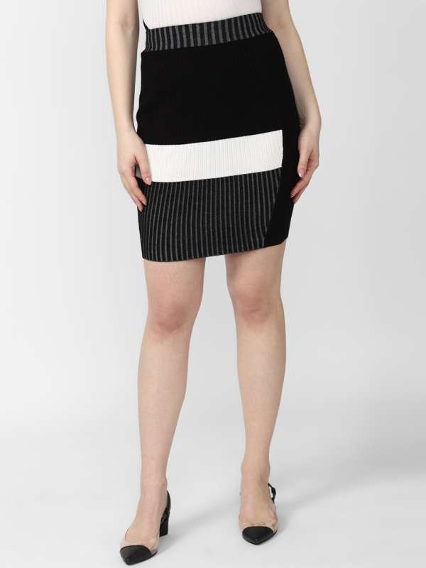 Striped skirt online india on sale