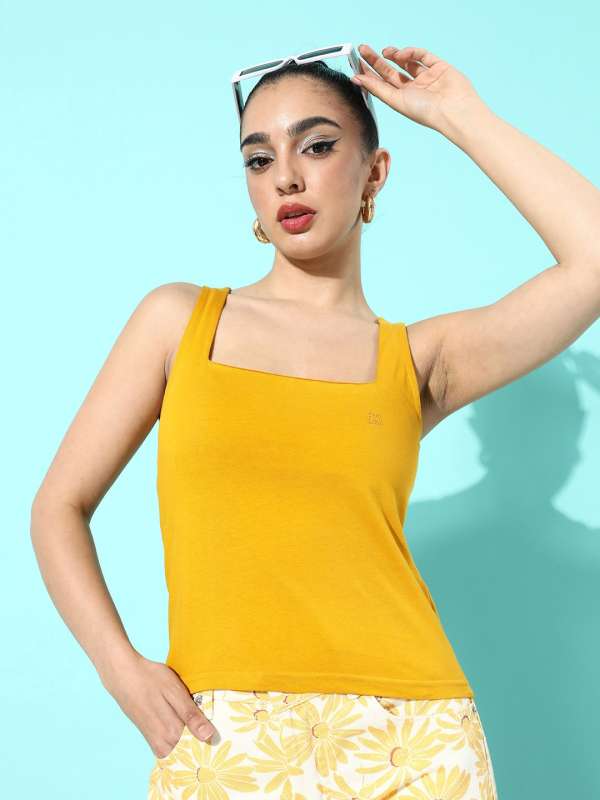 Mustard top forever 21 new arrivals