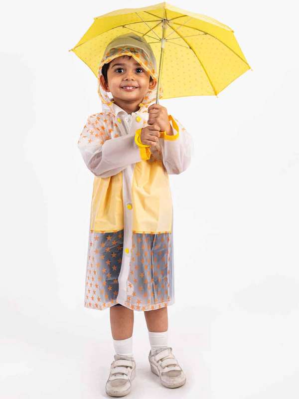 Yellow rain jacket baby deals