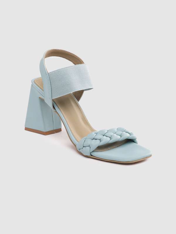 Powder blue sandals on sale heels