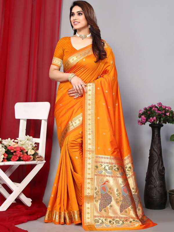 Myntra outlet paithani sarees