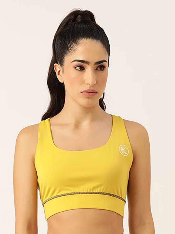 Buffbunny Yellow Sports Bra Size M - 36% off