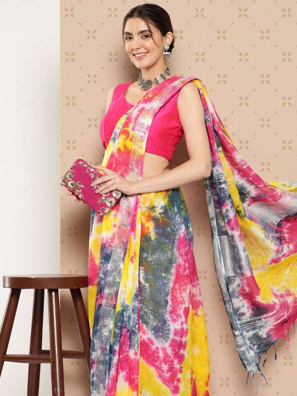 Myntra cotton sarees with price store