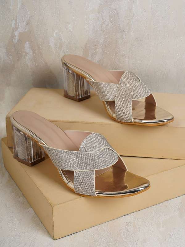 Gold wide width heels deals