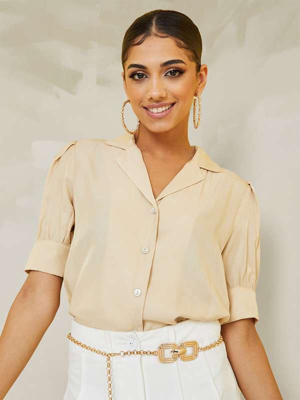 Shirt Style Tops - Buy Shirt Style Tops online in India