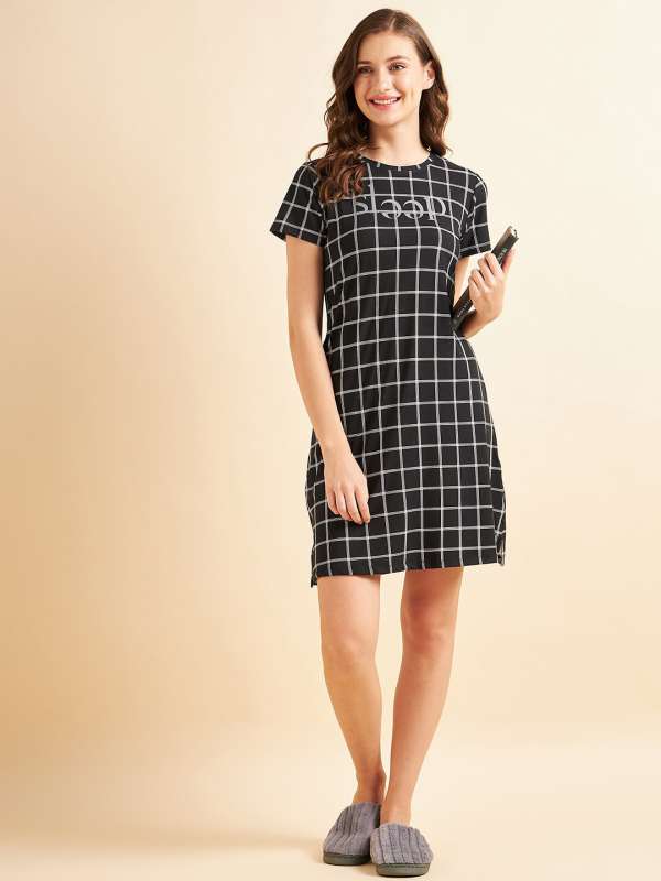Knee shop length nightdress