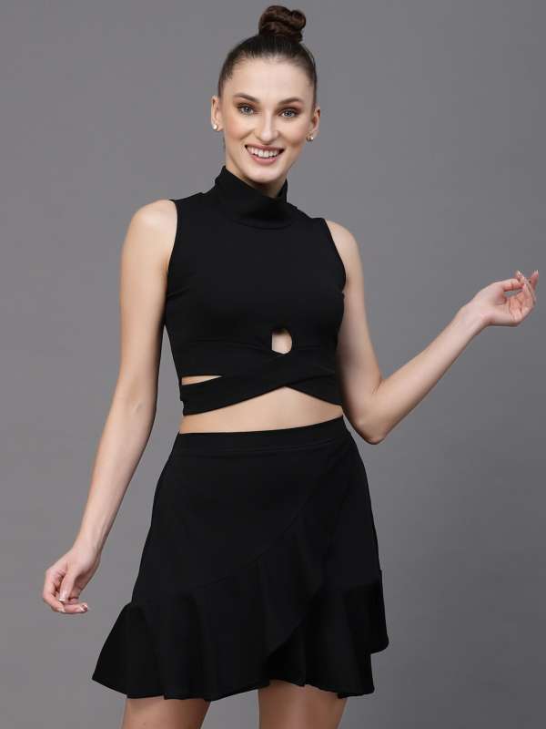 Women Skater Mini Skirt with Attached Inner Short at Rs 165/piece