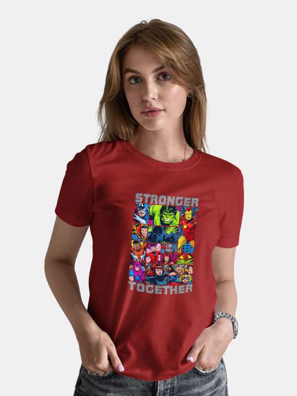 Avengers t clearance shirt for women