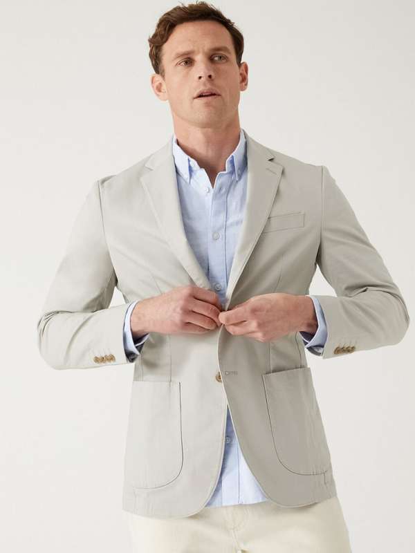 Marks and spencer white blazer best sale
