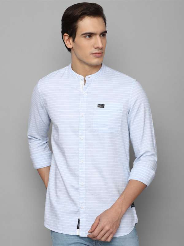 Allen solly deals chinese collar shirts