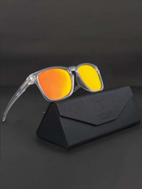 White Eyewearlabs OKNO Wayfarer Polarised Unisex Sunglasses - Crystal  Orange at best price in Mumbai