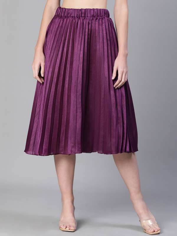 Purple Solid Flared Knee Length Skirt 7715098.htm Buy Purple Solid Flared Knee Length Skirt 7715098.htm online in India