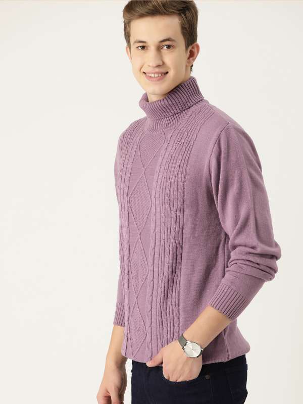 Mauve Sweater Buy Mauve Sweater online in India