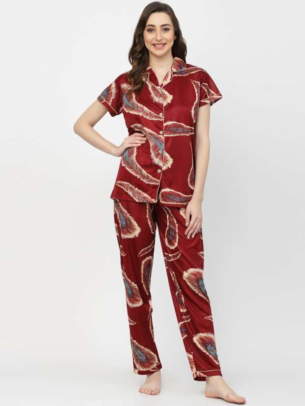 Ladies Silk Night Suit, 1 Top,1 Pyjama at Rs 250/piece in Mumbai